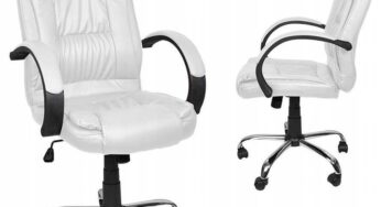 Review Pako Scaun birou Pako alb ergonomic piele ecologica suport cap