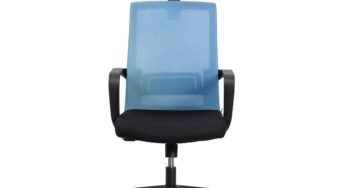 Review RFG REAL FEEL GOOD Scaun de birou Smart Hb,Ergonomic,Cu brate,Cu spatar,Inaltime ajustabila,120 Kg,Textil,Neasamblat,Negru-Albastru