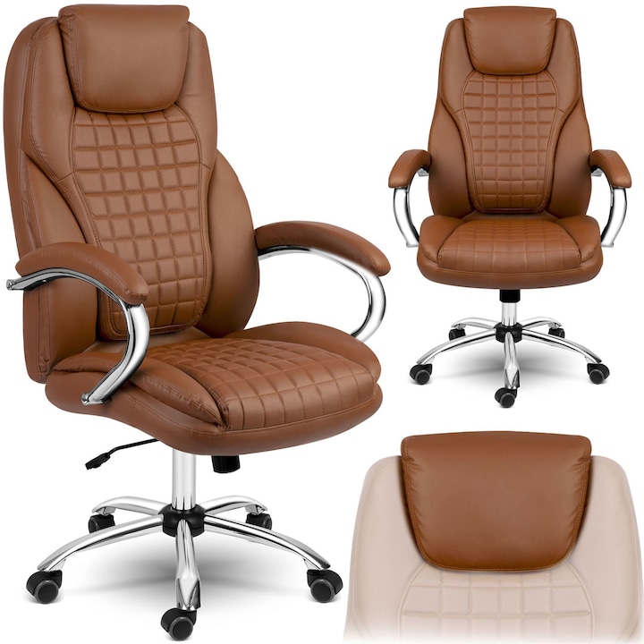 Review Sofotel Scaun birou maro ergonomic piele ecologica