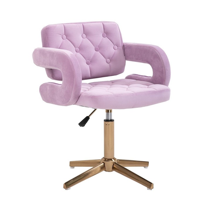 Review Votana HR8403CROSS Scaun birou ergonomic mov catifea