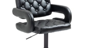 Review Votana HR8403N Scaun birou ergonomic Piele ecologica 7 Kg Negru