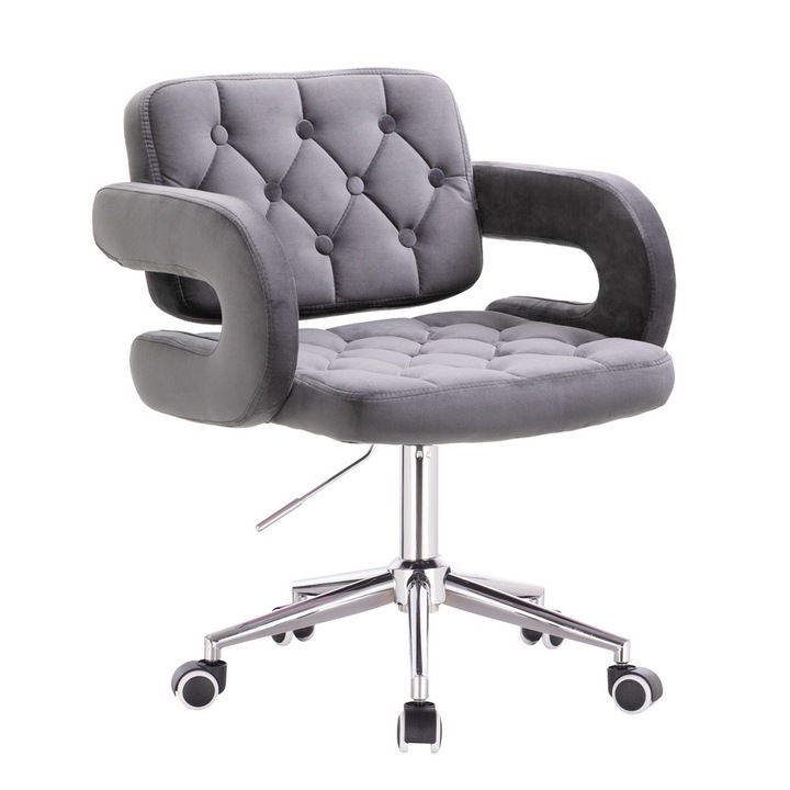 Review Votana Scaun de birou HR8403K ergonomic catifea grafit