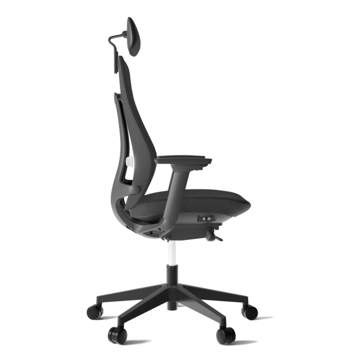 Review Dariado Scaun birou Diona ergonomic ajustabil pe inaltime 150 Kg textil Negru