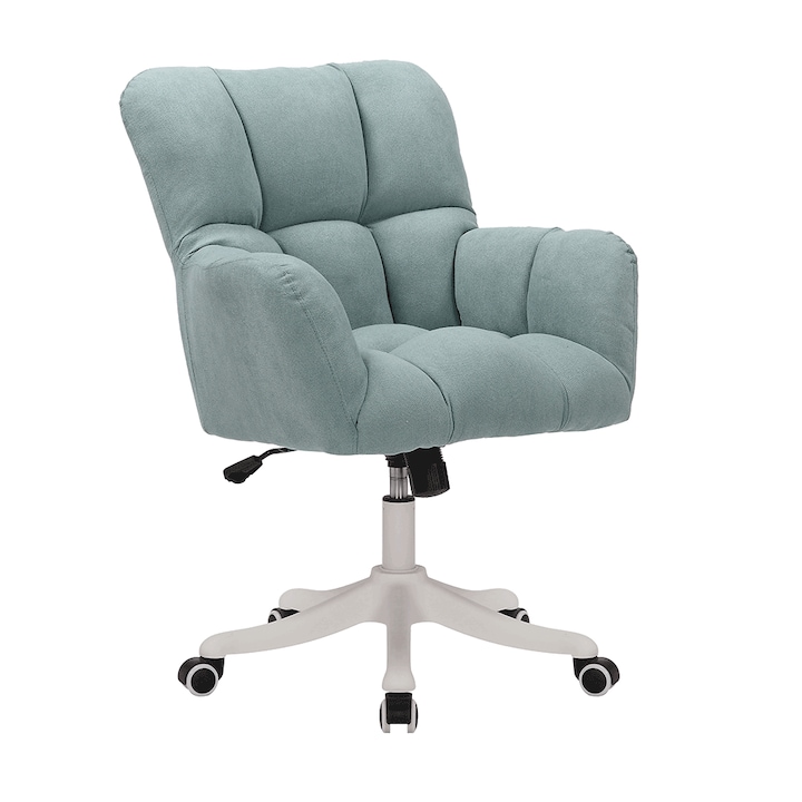 Review Decorer Lorel Scaun birou ergonomic verde menta sezut moale reglabil