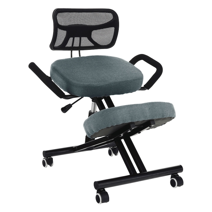 Review Decorer Rufus scaun birou ergonomic gri negru
