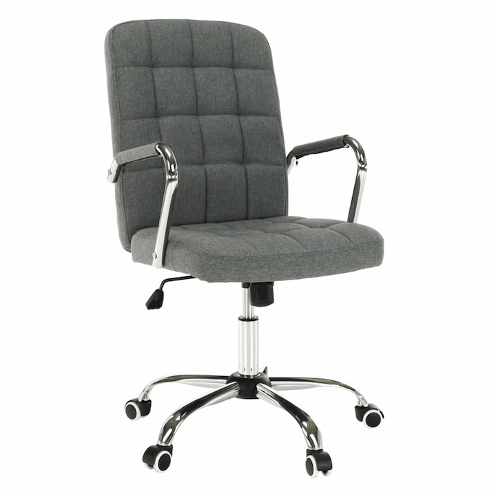 Review Decorer Scaun de birou Morgen ergonomic textil 100 kg gri
