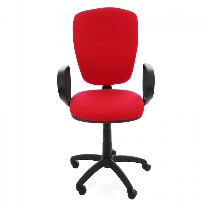 Review OEM Scaun birou ergonomic DAMASK roșu reglabil 90kg