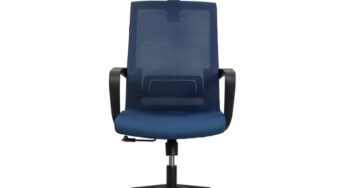 Review RFG REAL FEEL GOOD Smart Hb Executive,Ergonomic,Cu brate,Cu spatar,Inaltime ajustabila,120 Kg,Textil,Neasamblat,Bleumarin
