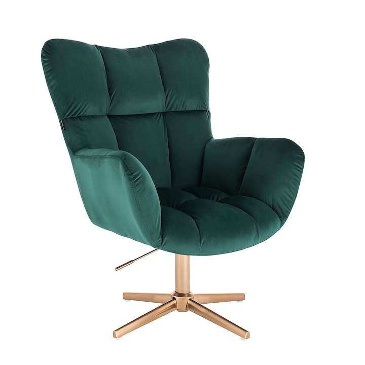 Review Votana HR650CROSS scaun birou ergonomic catifea verde