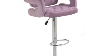Review Votana HR8403W Scaun birou ergonomic catifea mov