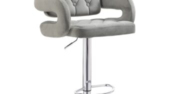 Review Votana Scaun birou HR8403K Catifea Gray Ergonomic