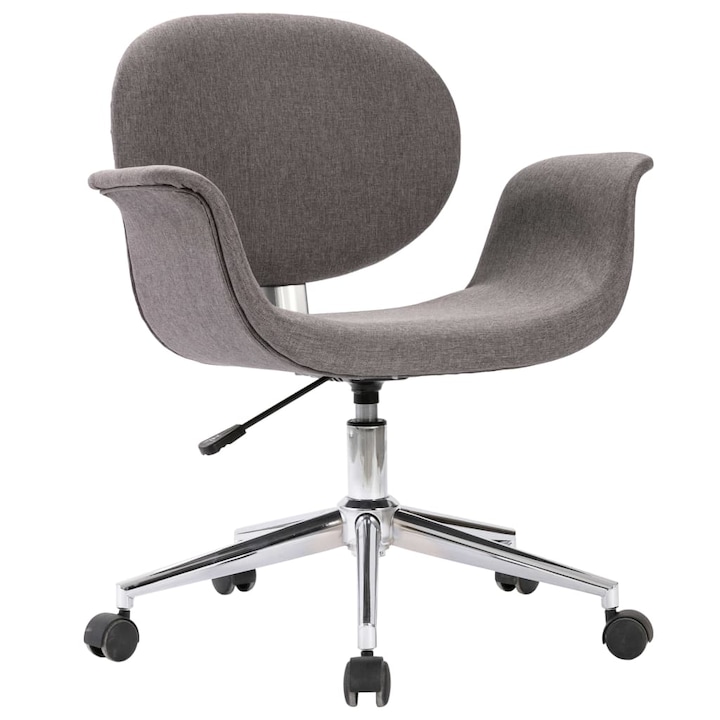 Review vidaXL Scaun de birou pivotant ergonomic gri 110Kg