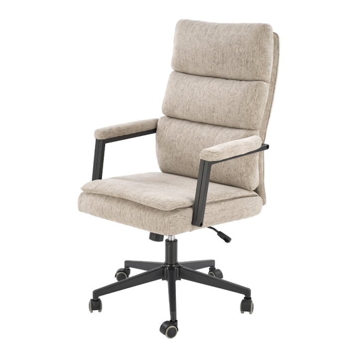 Review Drimus HM Adriano Scaun directorial ergonomic reglabil bej