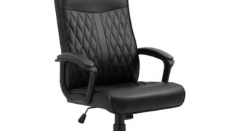 Review OEM Boss 3.2 Scaun ergonomic fara spatar,ajustabil pe inaltime 130 Kg piele intoarsa neasamblat negru