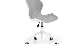 Review SANI Scaun de birou Matrix ergonomic fara brate cu spatar amortizor 100 Kg textil neasamblat gri
