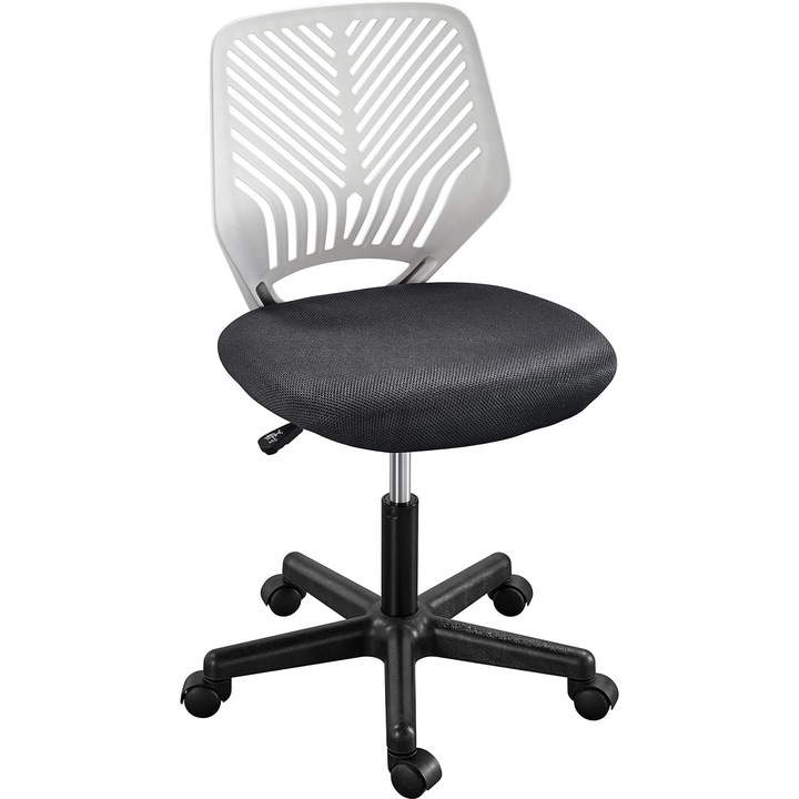 Review SONGMICS Scaun ergonomic fara brate suport lombar ajustabil 136kg