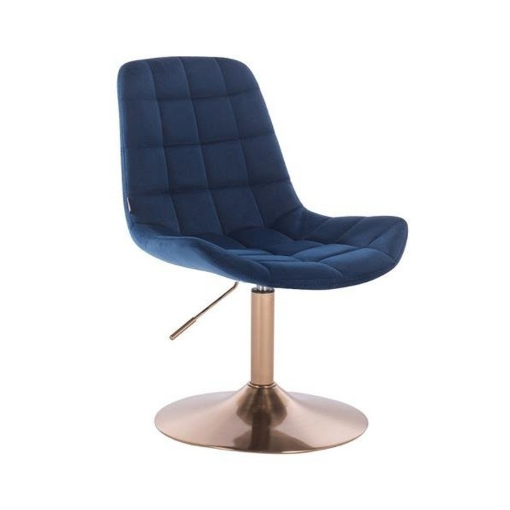 Review Votana HR590N Scaun birou ergonomic spatar ajustabil 120Kg catifea bleumarin