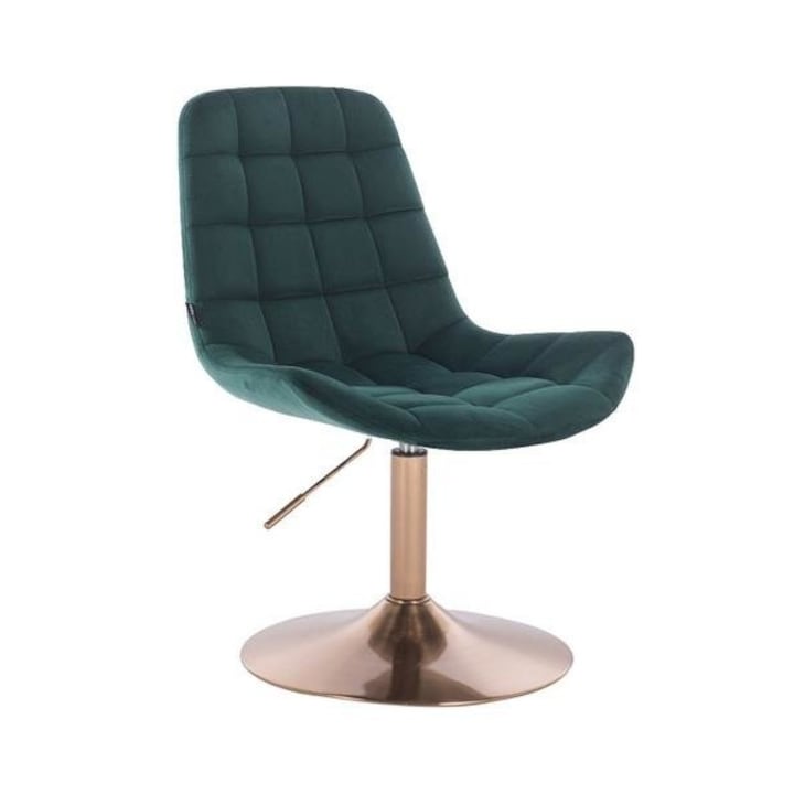 Review Votana HR590N Scaun birou ergonomic spatar ajustabil 120Kg catifea verde
