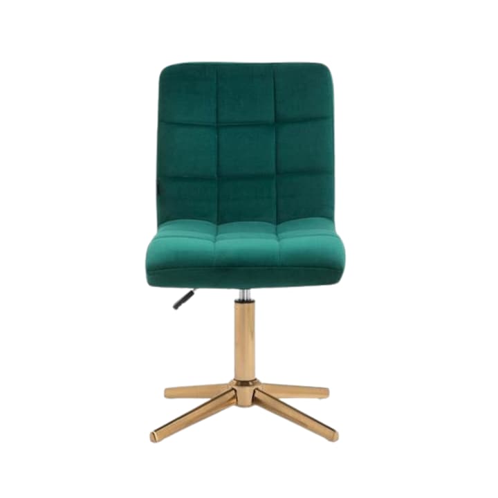 Review Votana Scaun de birou HR7009CROSS ergonomic verde catifea ajustabil