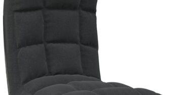 Review vidaXL Scaun de podea ergonomic fara brate reglabil negru