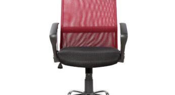 Review Bedora Scaun de birou ergonomic Lotte Mesh Rosu/Negru