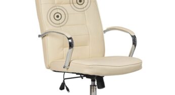 Review Beliani Fotoliu birou Grandeur masaj incalzire ergonomic