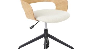 Review Beliani Novato maro deschis bej ergonomic rotativ reglabil