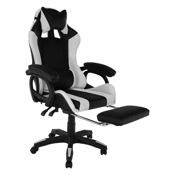 Review OEM Scaun birou ergonomic piele ecologica masaj LED