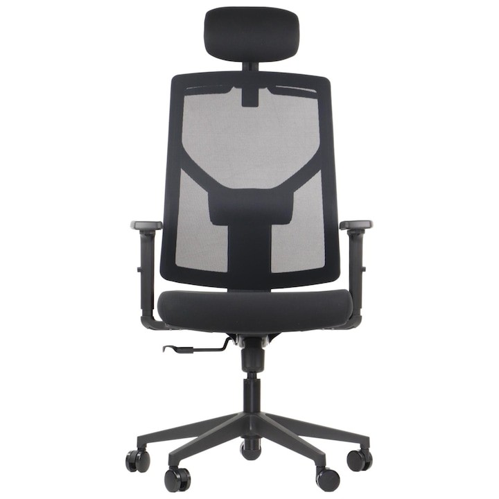 Review STEMA CURTIZ scaun ergonomic cu tetiera si suport lombar