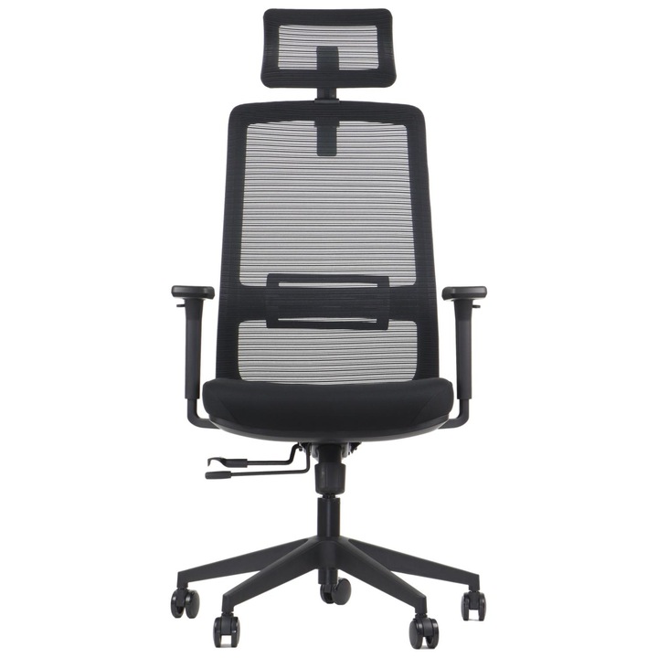 Review STEMA Scaun pivotant ergonomic WISTER tetiera reglabila cotiera reglabila suport lombar