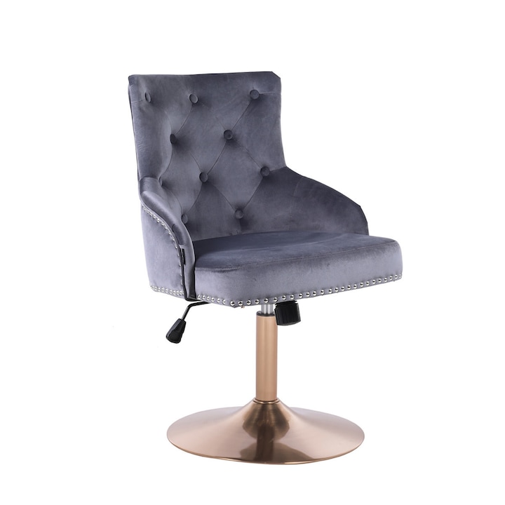 Review Votana HR654N Scaun birou ergonomic spatar ajustabil catifea