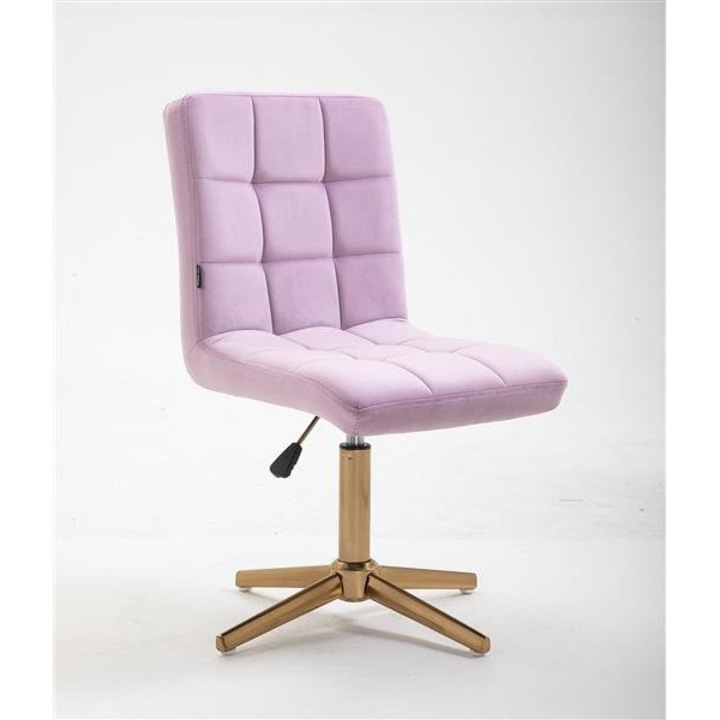 Review Votana HR7009CROSS Scaun birou ergonomic spatar ajustabil catifea mov