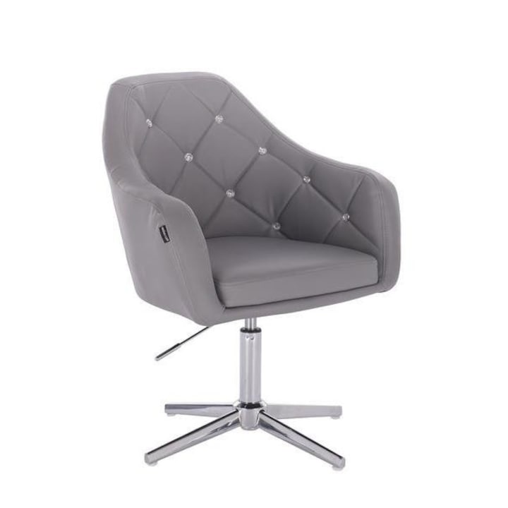 Review Votana HR830CROSS Scaun birou ergonomic piele ecologica gri