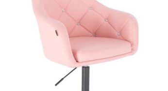 Review Votana HR830CROSS Scaun birou ergonomic piele ecologica roz