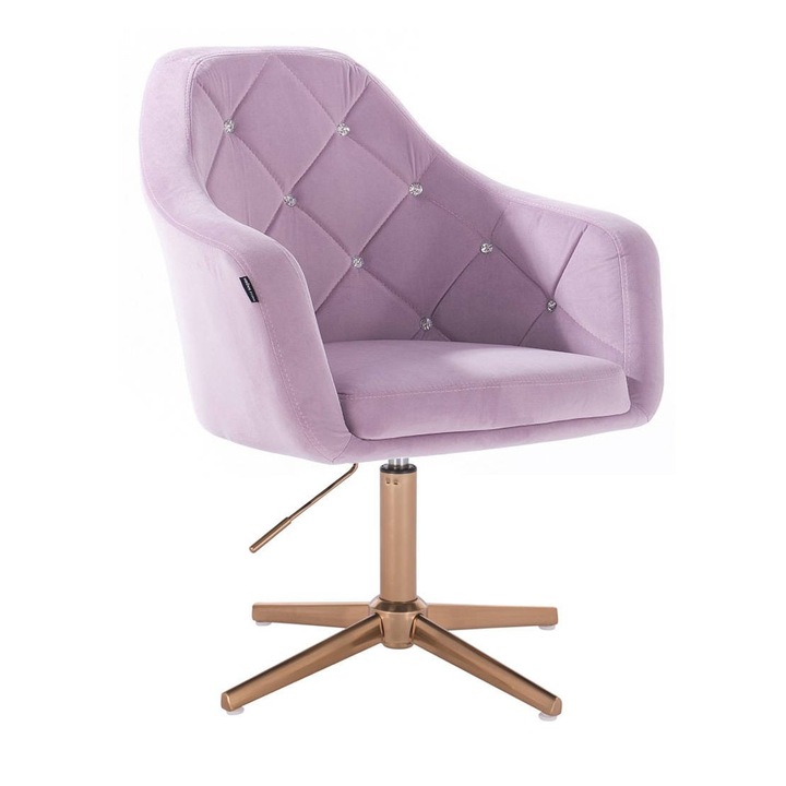 Review Votana HR830CROSS Scaun birou ergonomic spatar ajustabil 120Kg catifea mov