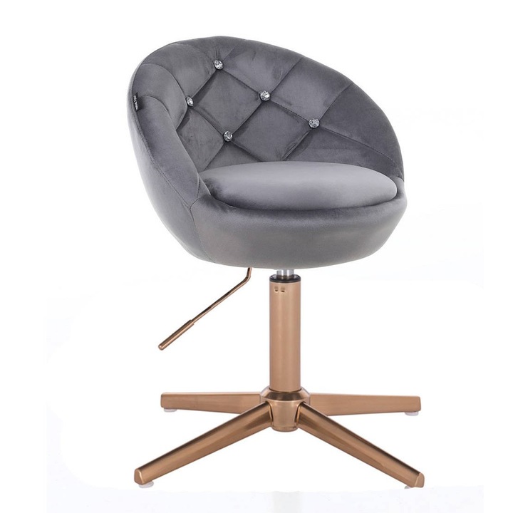 Review Votana HR948CROSS Scaun birou Ergonomic Catifea Gri grafit