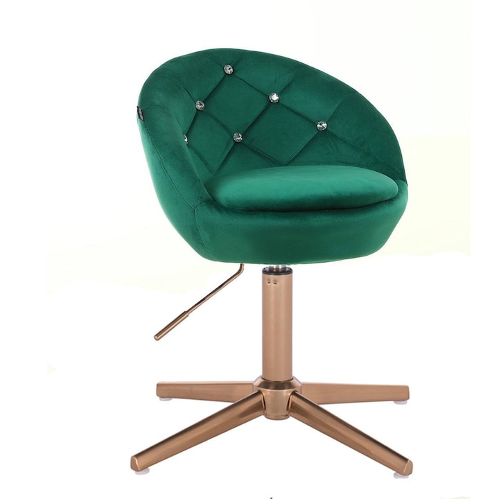 Review Votana HR948CROSS Scaun birou ergonomic ajustabil catifea verde