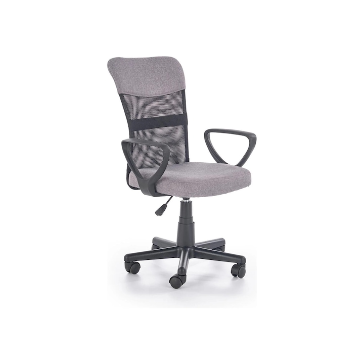 Review Acaju Scaun birou Timmy ergonomic gri ajustabil 120kg stofa neasamblat gri