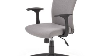 Review Drimus Scaun birou copii HM Nody ergonomic stofa gri ajustabil
