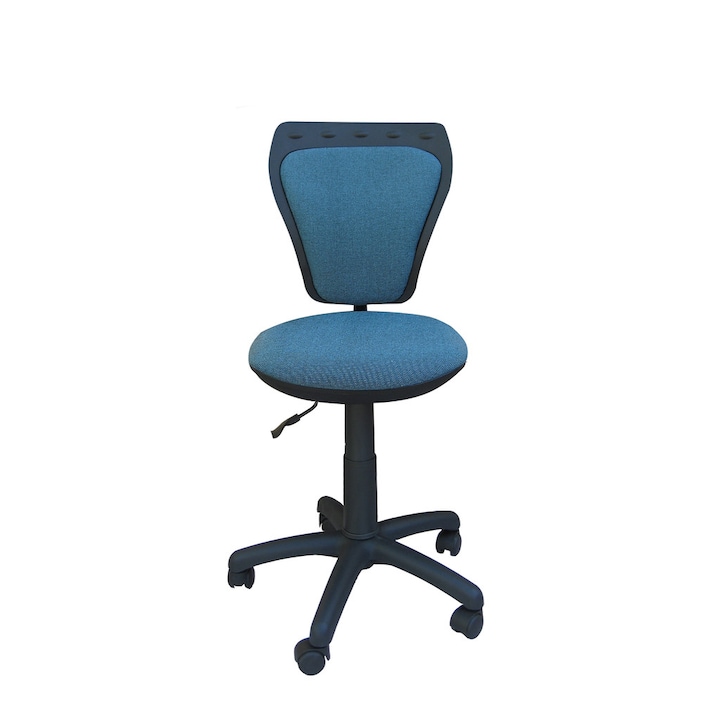 Review Ergonica Scaun copii KIDS ergonomic fara brate spatar ajustabil 130 Kg stofa neasamblat negru