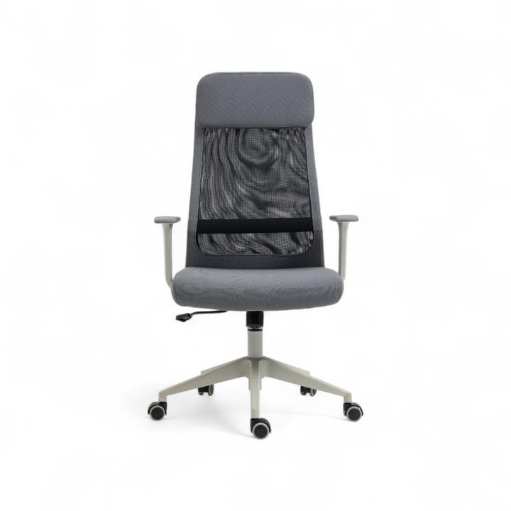 Review Kiwari Han Scaun birou ergonomic spatar inalt suport lombar fix 120Kg