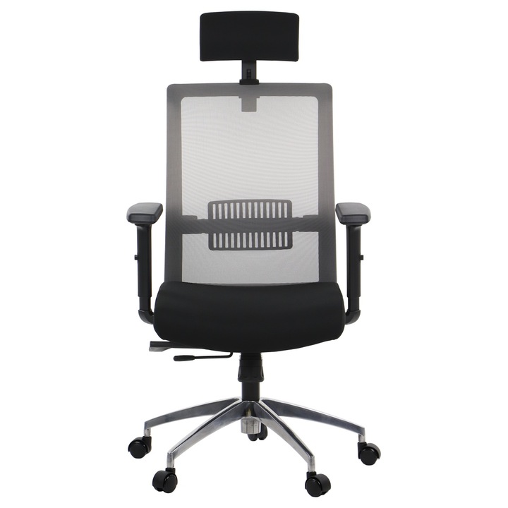 Review STEMA Scaun pivotant ergonomic Riverton M/H/AL tetiera reglabila suport lombar cotiere ajustabile