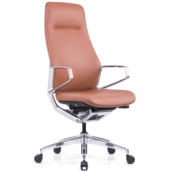 Review StableDesk Scaun ergonomic FORGE High Back Piele Ecologica Reglabil