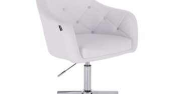 Review Votana HR830CROSS Scaun birou ergonomic alb piele ecologica