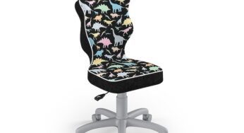 Review ENTELO Scaun birou copii ergonomic poliester gri 80Kg