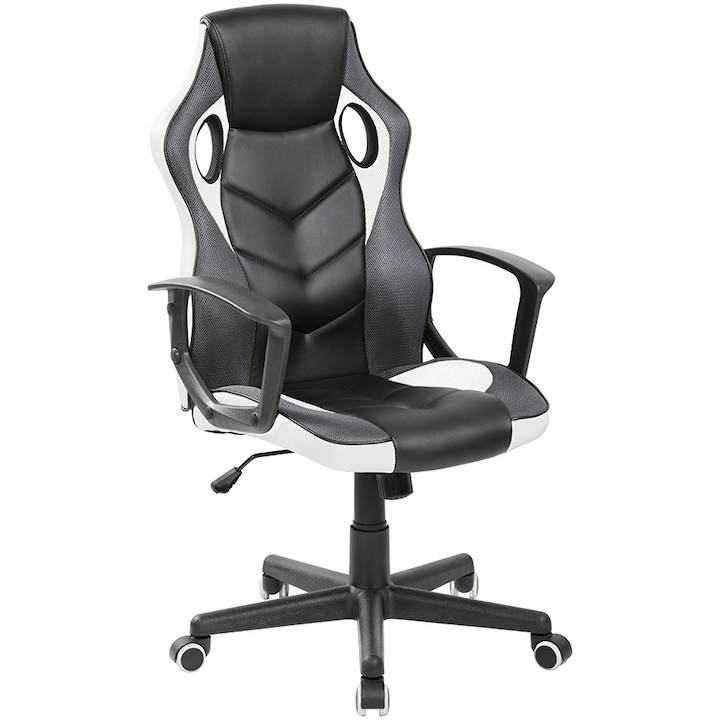 Review Kring Kring Mario Scaun birou ergonomic alb negru