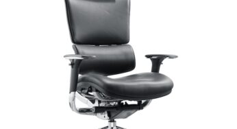 Review MAREN Apex Black Scaun de birou ergonomic piele ecologica 300 Kg