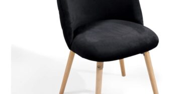 Review Miadomodo Set de 8 scaune sufragerie catifea negru ergonomic