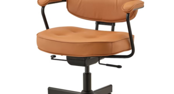 Review OEM Scaun birou profesional ergonomic piele naturala maro auriu