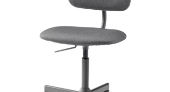 Review OEM Scaun birou rotativ gri inchis ergonomic fara brate ajustabil 110Kg